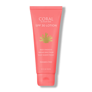 Coral SPF 30 Lotion - Spray Tan Safe Sunscreen